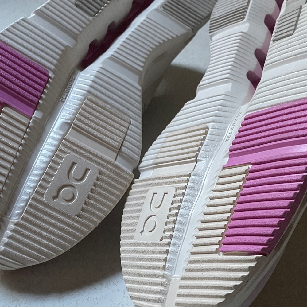 On Running Women's CLOUDNOVA FORM 2 White and Purple Sneakers - Picture 9 of 10